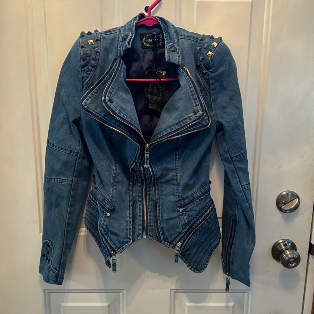 Shalang Studded Jean jacket